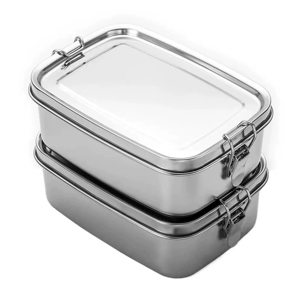 Meal Prep Tupperware - Edelstahl-Lunchbox für Kinder und Erwachsene, tragbare,