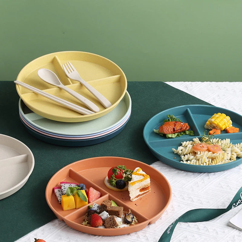 Meal Prep Weight Loss - Portionkontroll-Teller mit Unterteilungen für Diät, Gewichtsverlust,