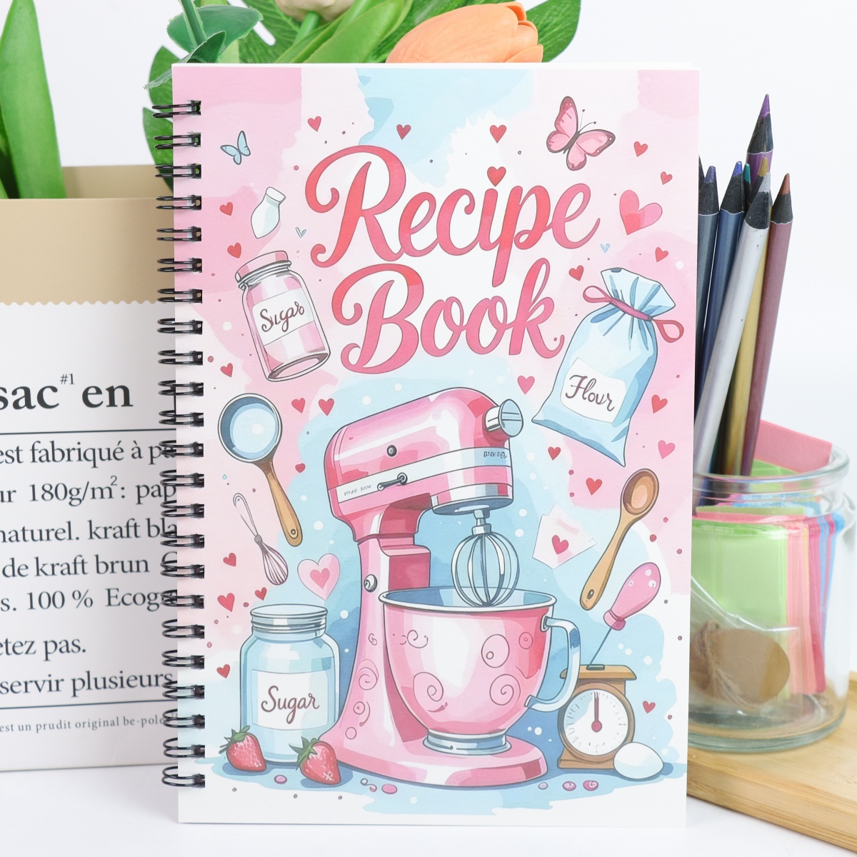 Meal Prep Ebook - Persönliches Rezeptbuch - für handgeschriebene Kochrezepte,