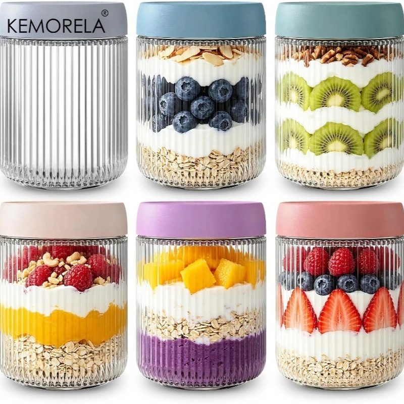 KEMORELA 6 Stück Glasbehälter  – Meal Prep Overnight Oats Bewertung und Preis