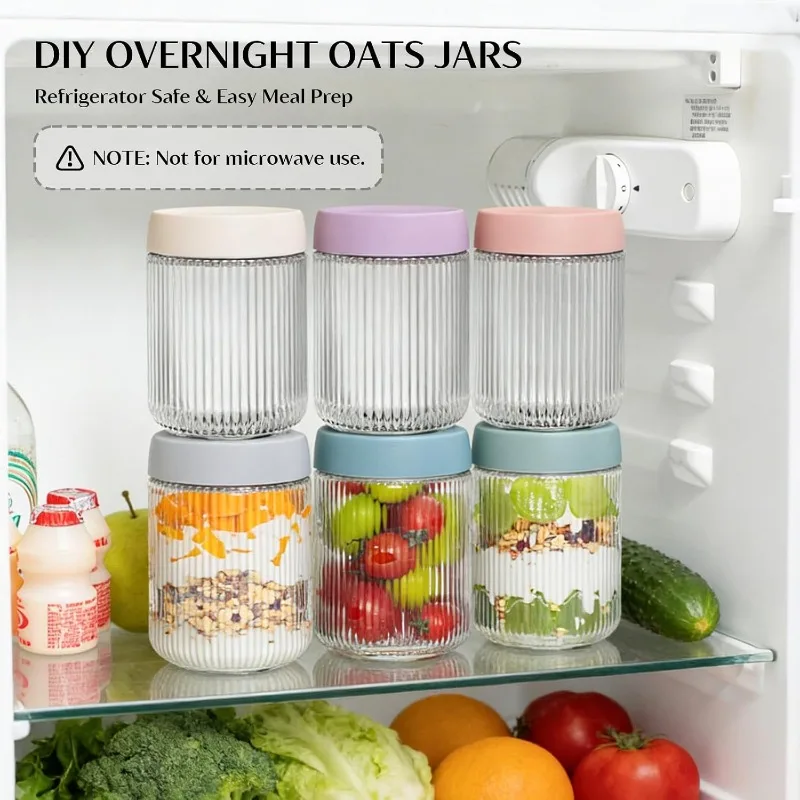 KEMORELA 6 Stück Glasbehälter  – Meal Prep Overnight Oats Bewertung und Preis