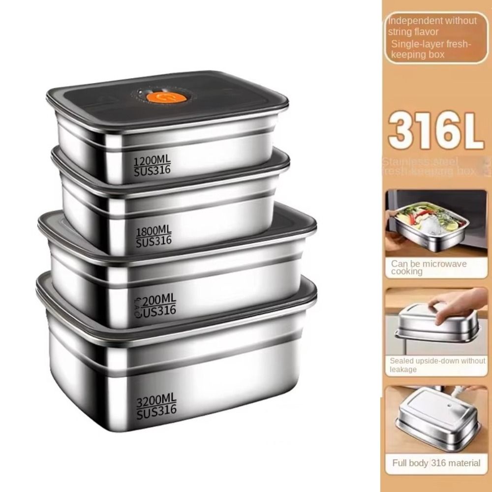 Camping-Lunchbox aus Edelstahl – Meal Prep Tupperware Bewertung und Preis