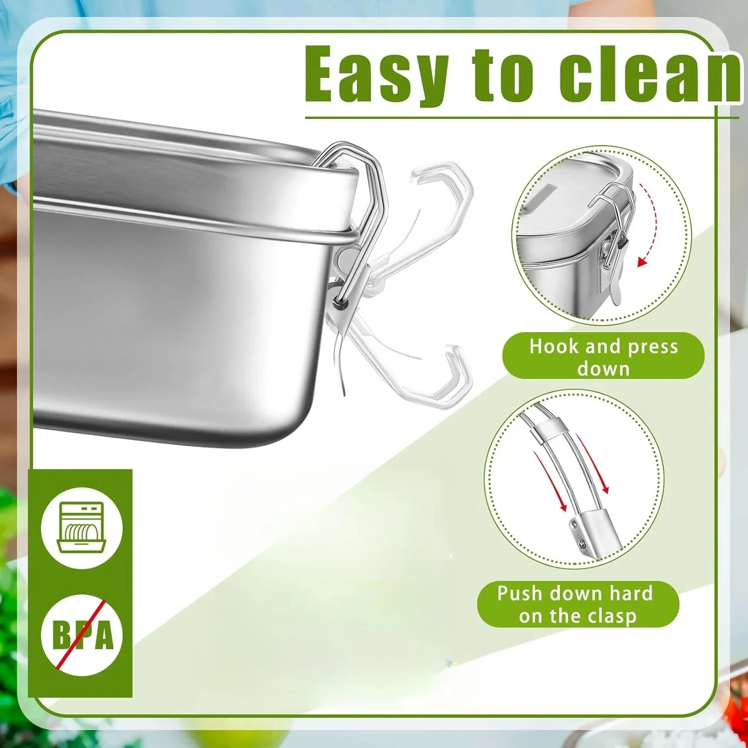 Edelstahl-Lunchbox für Kinder  – Meal Prep Tupperware Bewertung und Preis