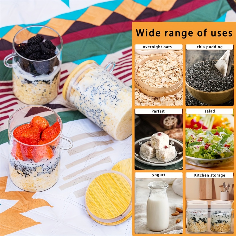 Overnight-Oats-Behälter mit De – Meal Prep Overnight Oats Bewertung und Preis