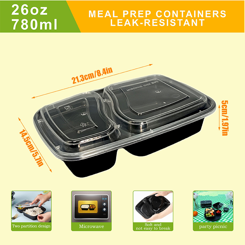 10/40er-Pack 26 oz Lunchboxen  – Meal Prep Tupperware Bewertung und Preis