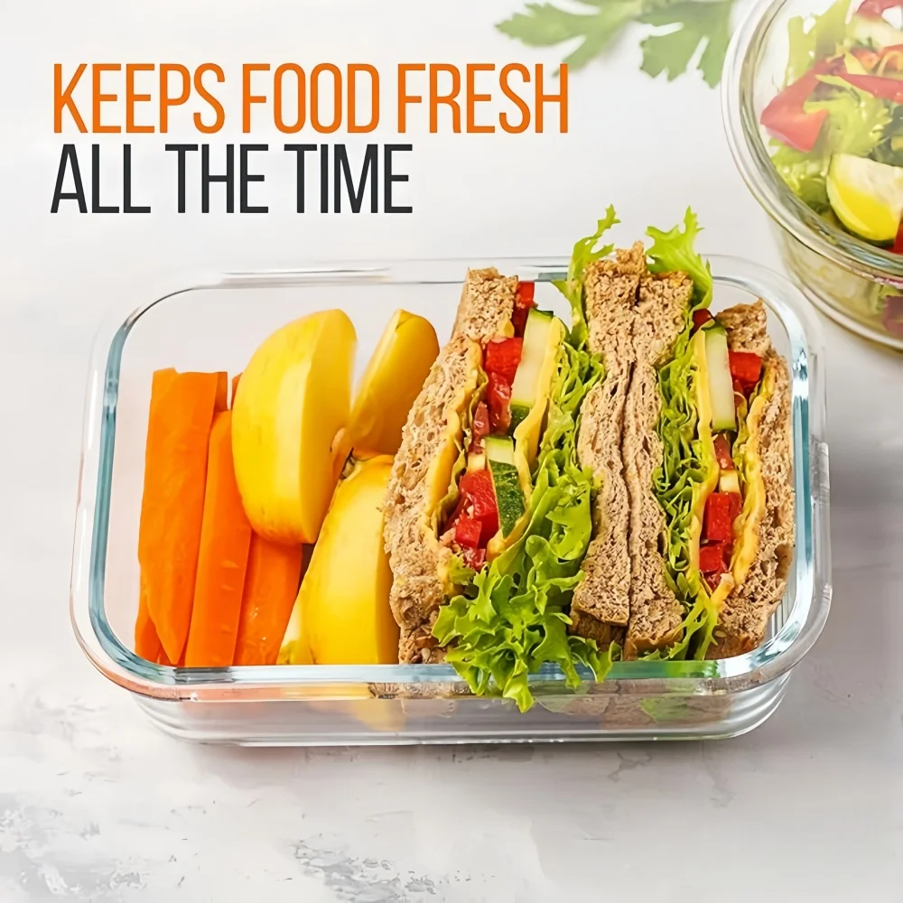 BPA-freie Glas-Lunchbox Rechte – Meal Prep Rezepte Bewertung und Preis