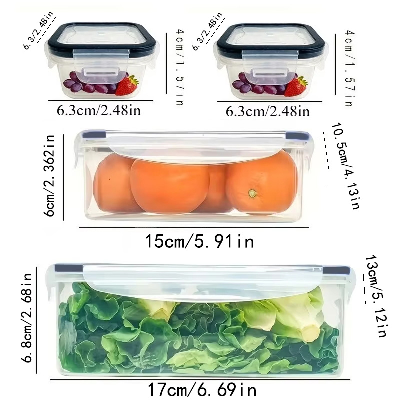 8-teiliges Set mit 4 Behältern – Meal Prep Tupperware Bewertung und Preis