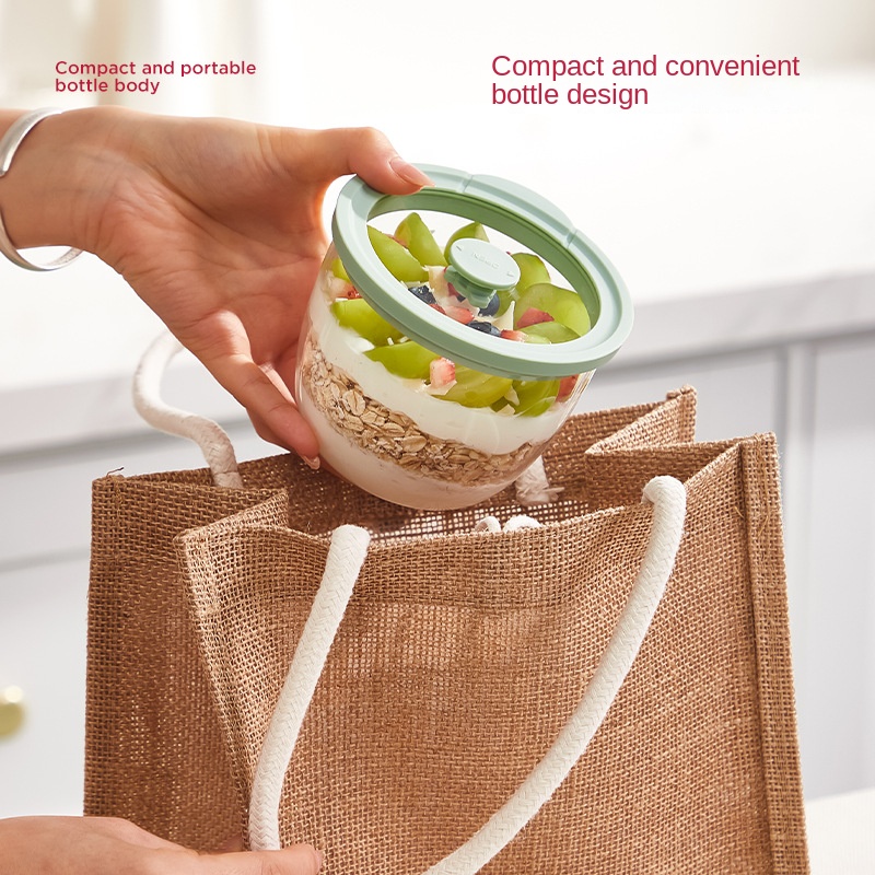 Glasbehälter für Overnight-Oat – Meal Prep Overnight Oats Bewertung und Preis