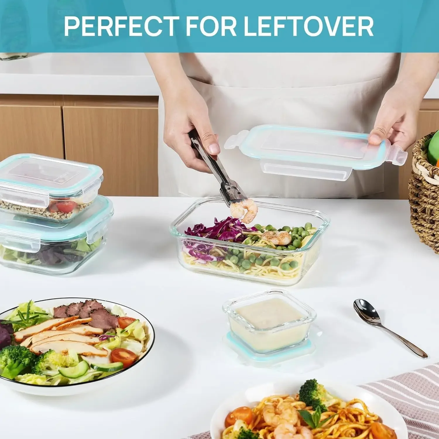 Lunch-Bento-Box aus Glas für E – Meal Prep Rezepte Bewertung und Preis