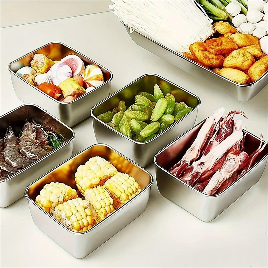 1/3/5 Stück Edelstahl-Aufbewah – Meal Prep Tupperware Bewertung und Preis
