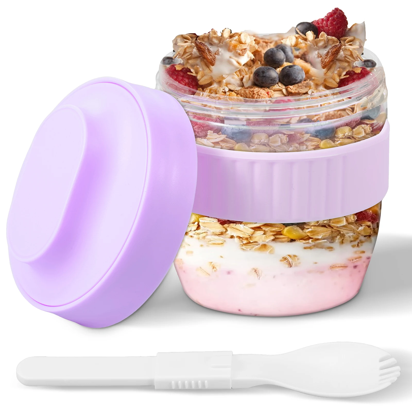 Doppelschichtiger Overnight-Oa – Meal Prep Overnight Oats Bewertung und Preis